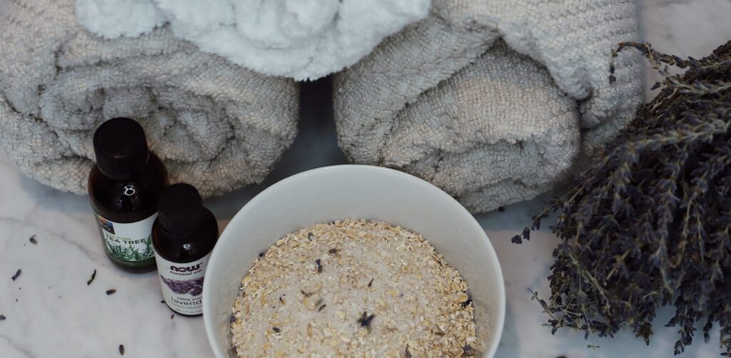 Oatmeal Lavender Bath Soak Recipe Purfect Sunday