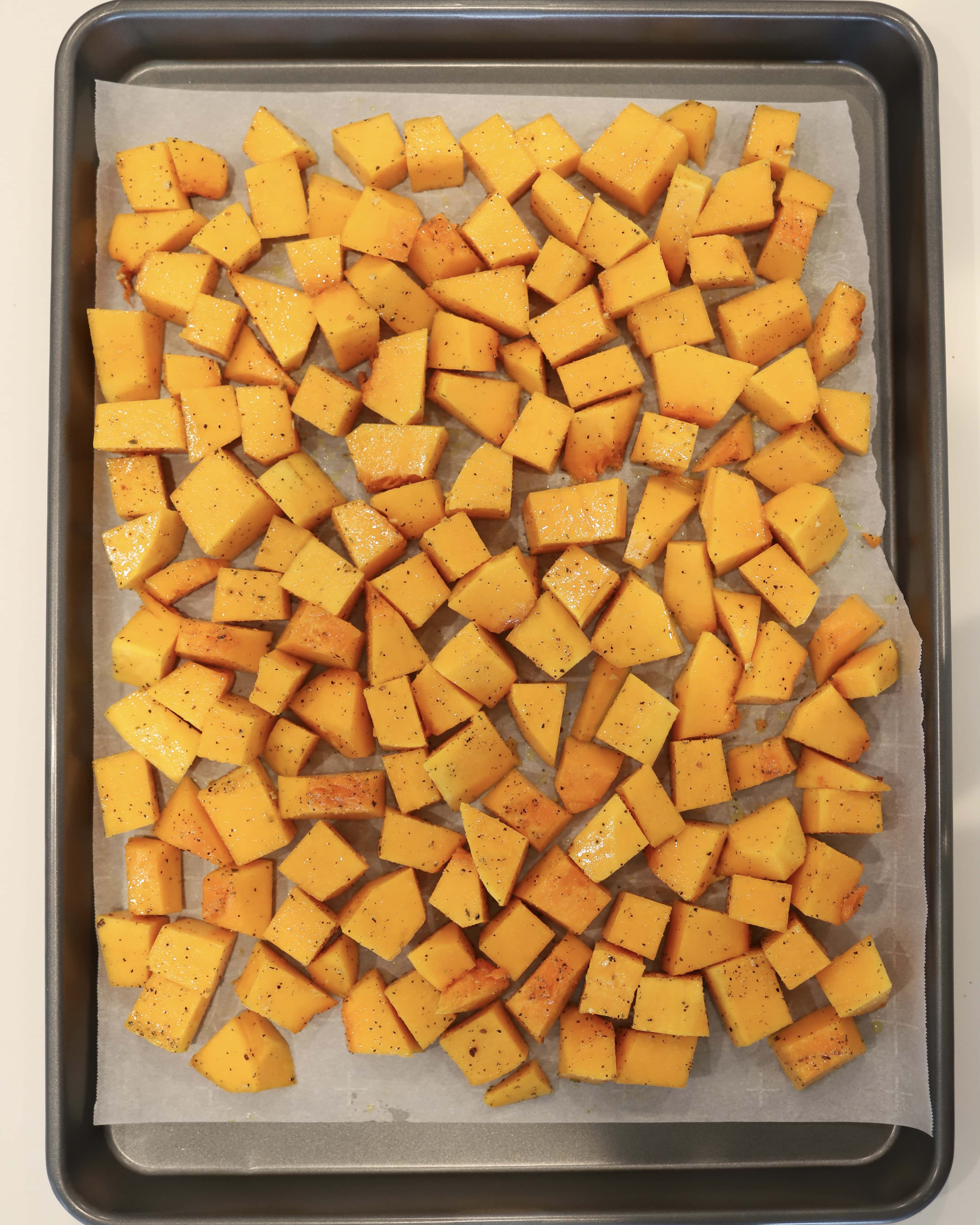 cubed butternut squash