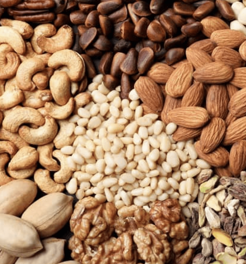 Nuts And Seeds for healthy hair