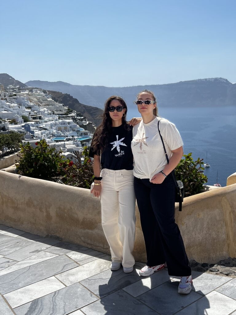 Famous Santorini Greece view