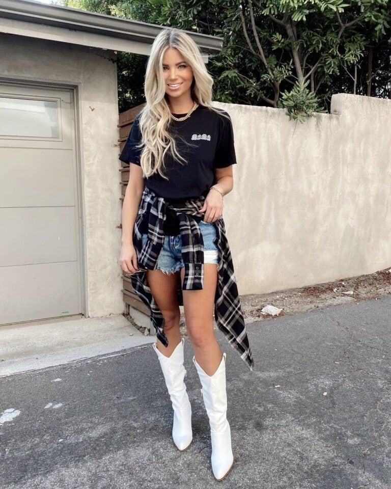 Denim Cowboy Boots