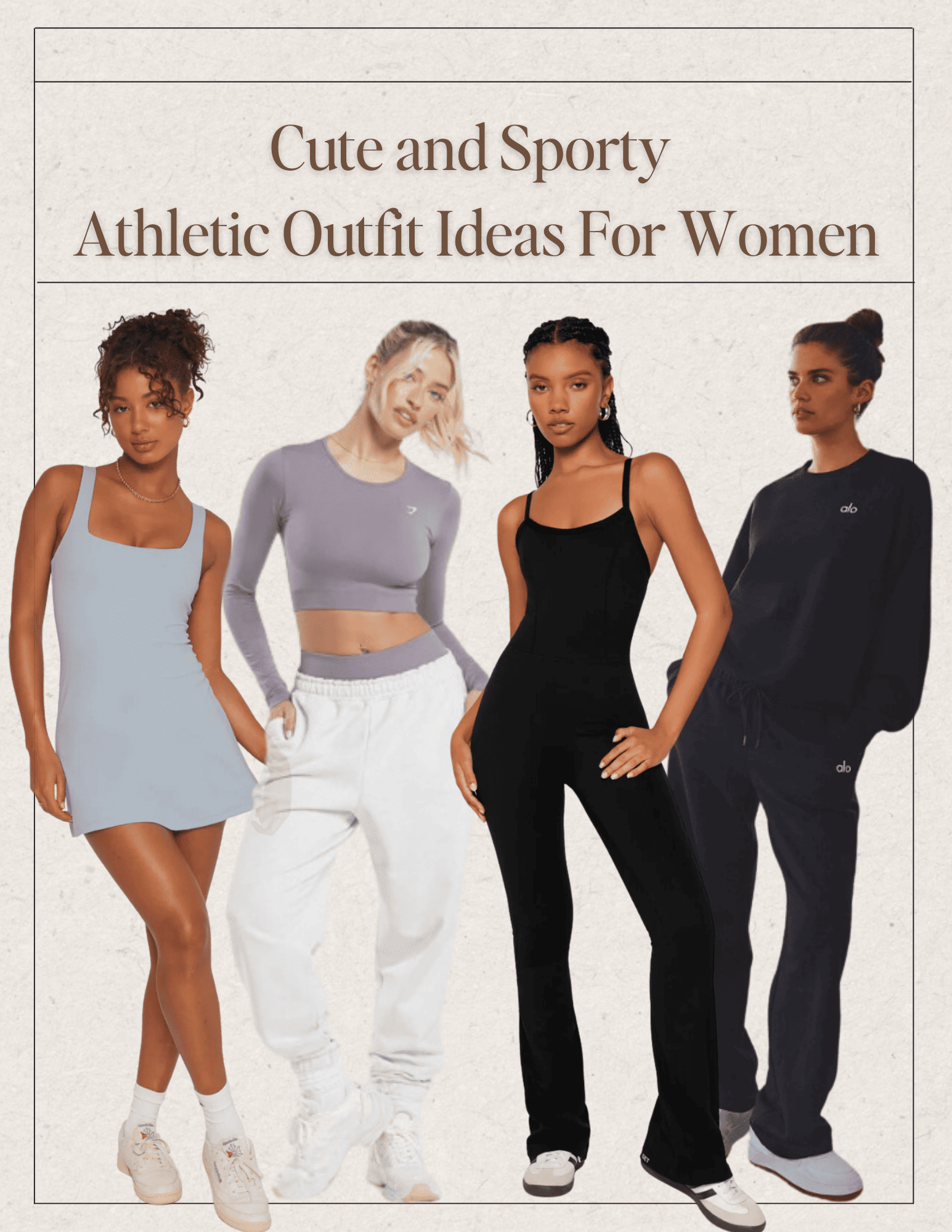10 Cute and Sporty Athletic Outfit Ideas For Women - Purfect Sunday