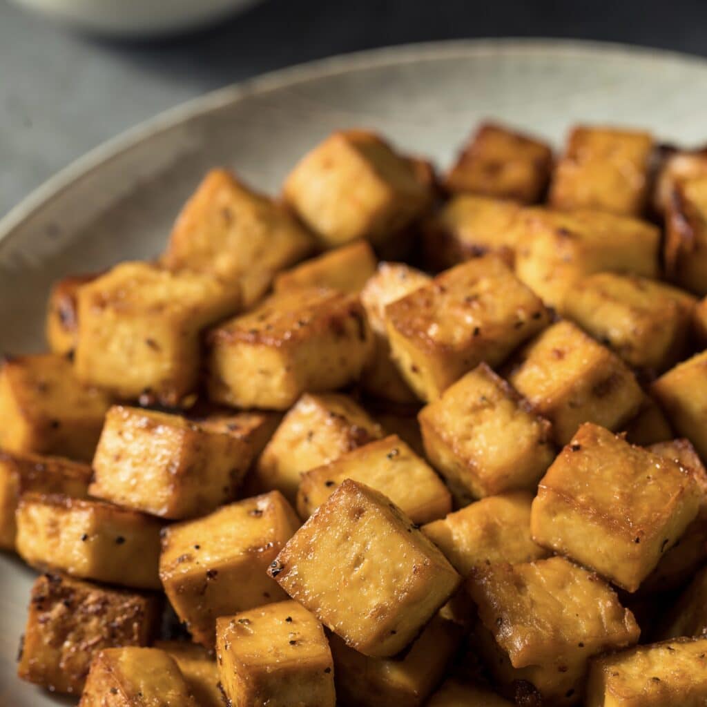 Crispy Baked Tofu Bites