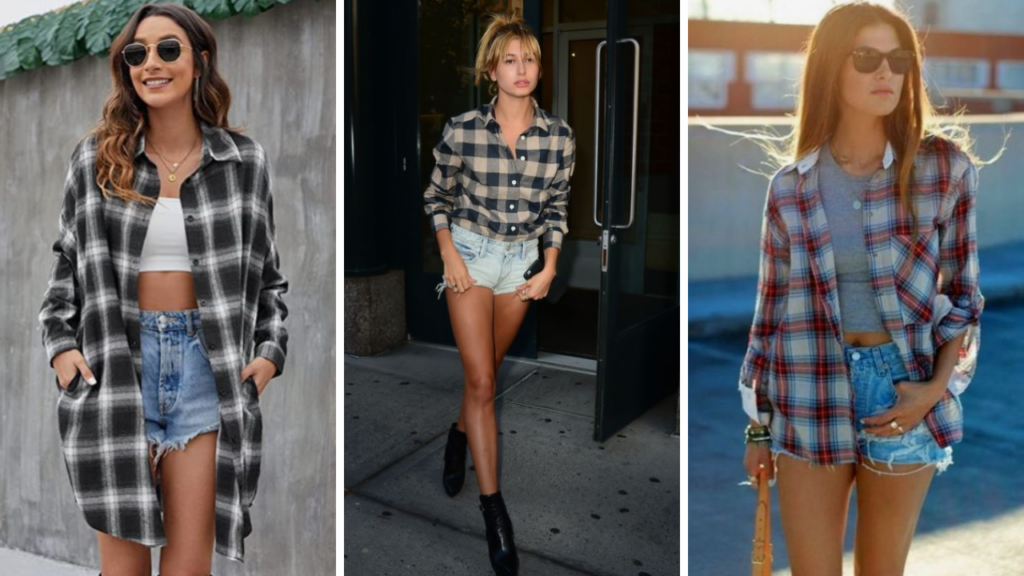 Flannel with Shorts