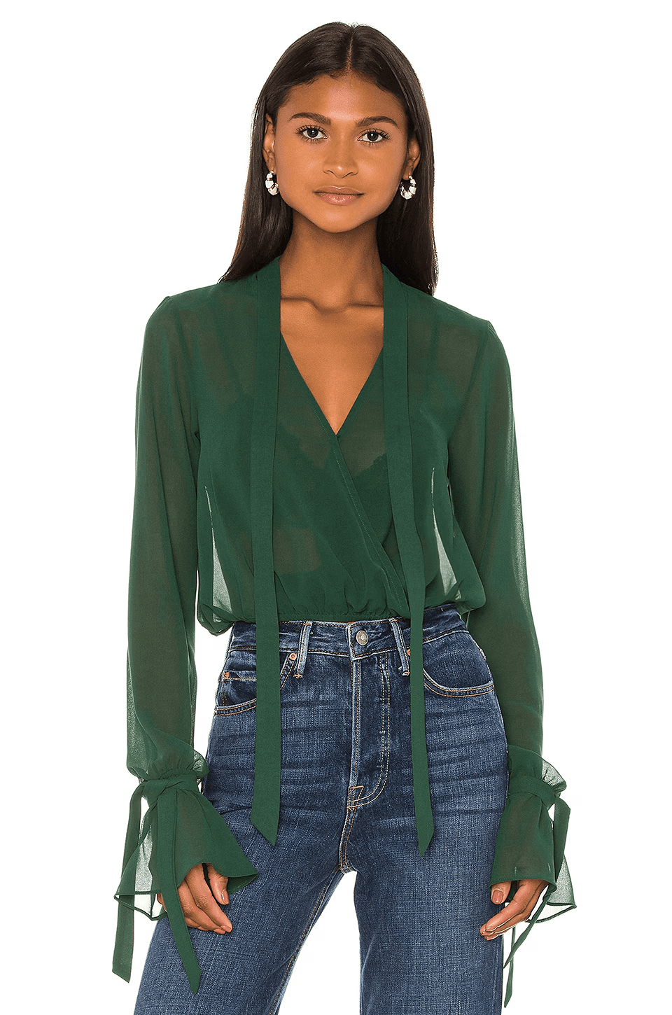 Forest Green Blouse