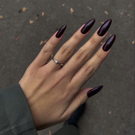 Dark Purple Nails