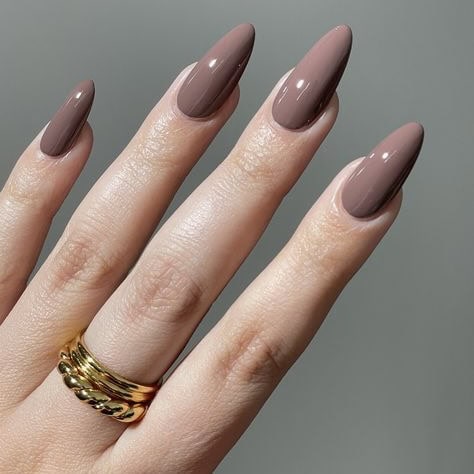 Mauve Taupe Nails